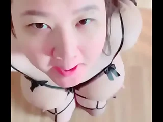 Asian teen with broad in the beam special swallows hot cum